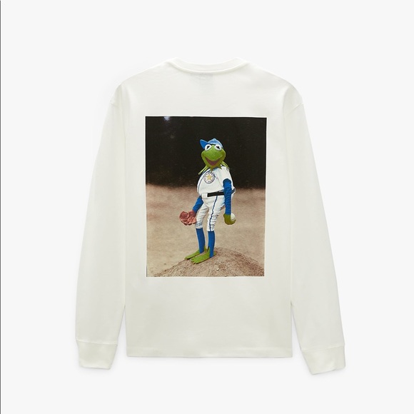 Nwt Zara Man White Kermit The Frog 